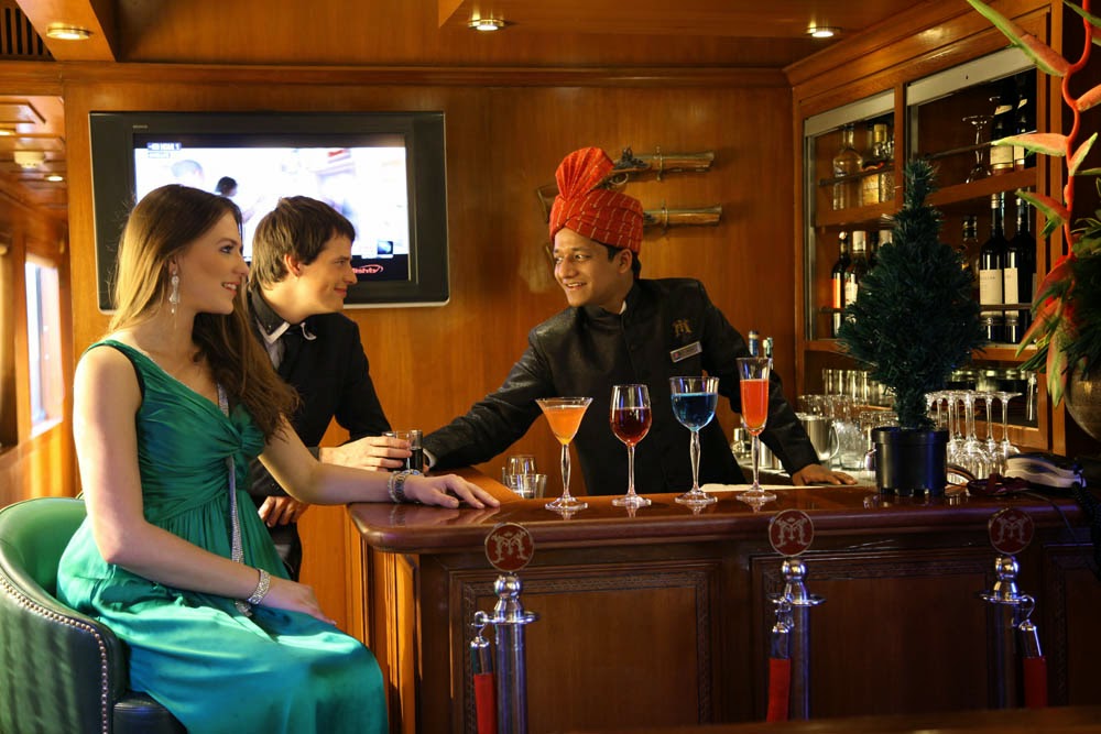 foreigners in luxury trains in india