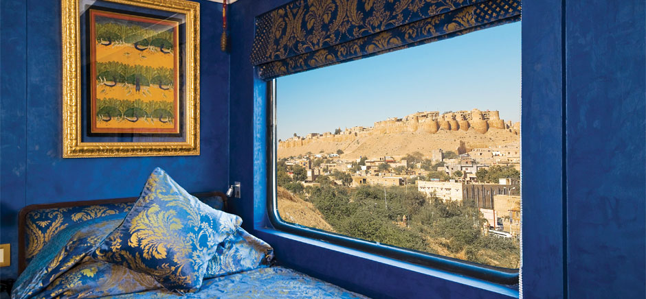 fort view from luxury trains in india