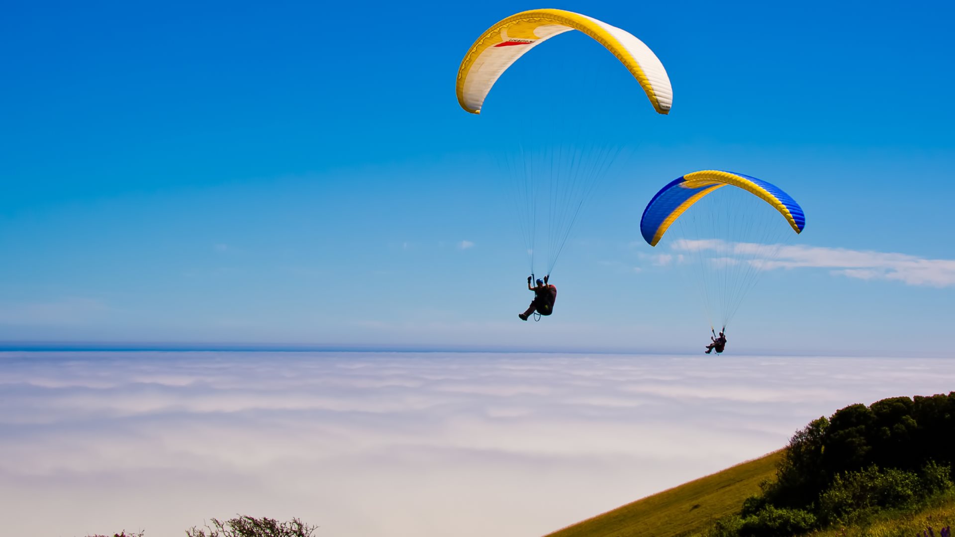 8 paragliding destinations in india - jammu - sanasar 