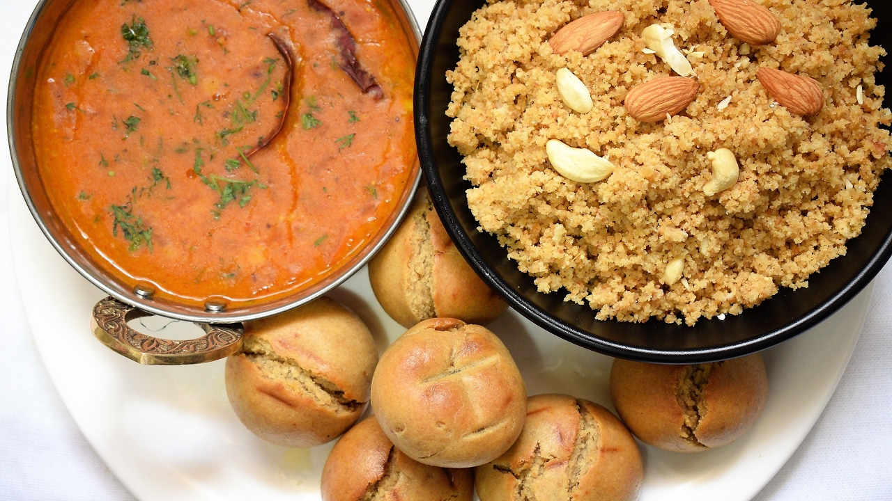 daal baati choorma traditional indian food sessions