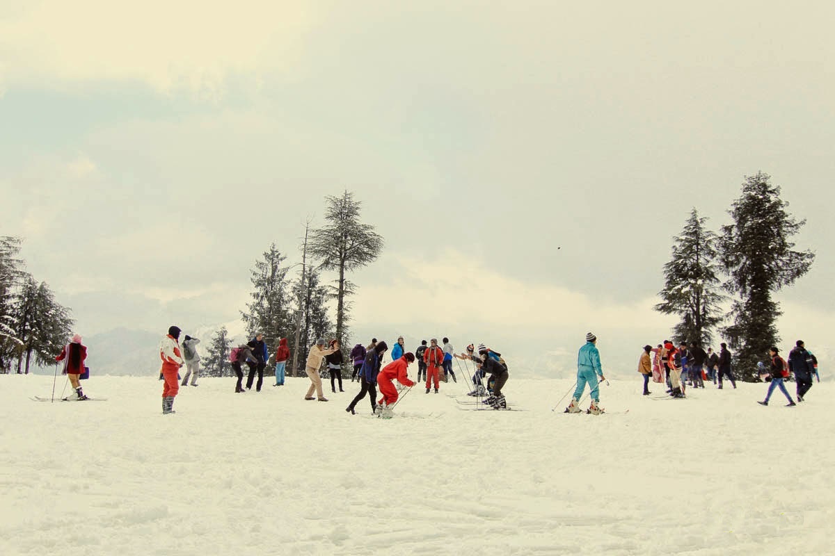 snowfall in kufri himachal pradesh