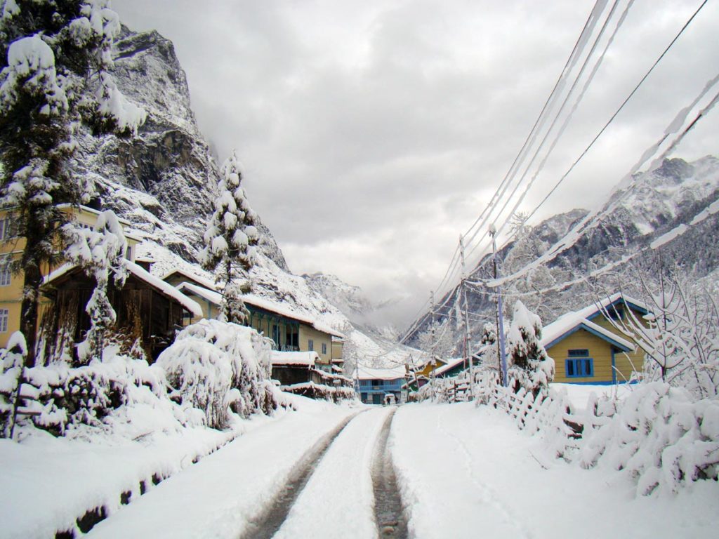 snowfall in sikkim