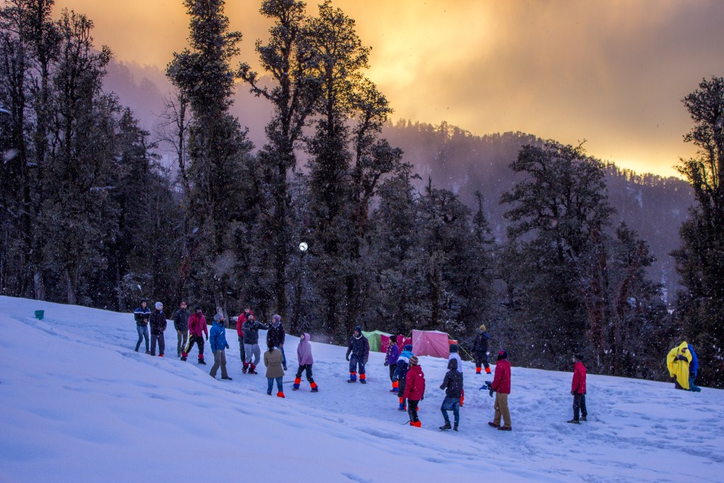 snowfall in uttarakhand 1