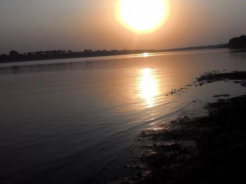 sunset view in chambal