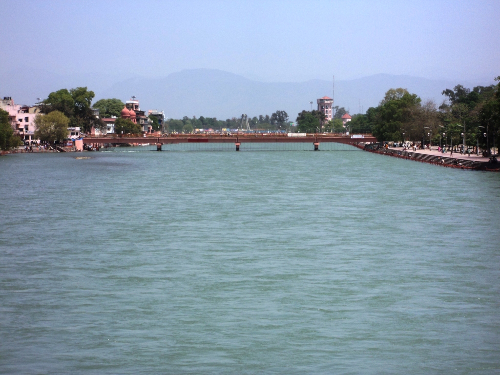 holy river ganga at allahabad