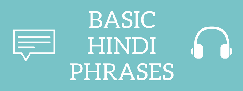 here is a list of some basic hindi sentences