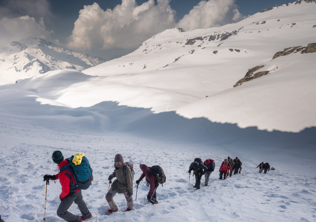 trekking trails of roopkund lake - top frozen lakes of india