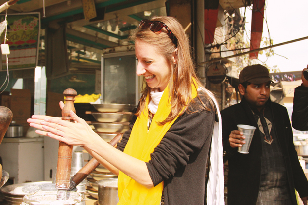 making lassi in punjab - fun places to hang out with friends in india