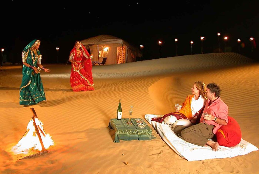 cultural dance in jaisalmer desert - places to visit in india before 30