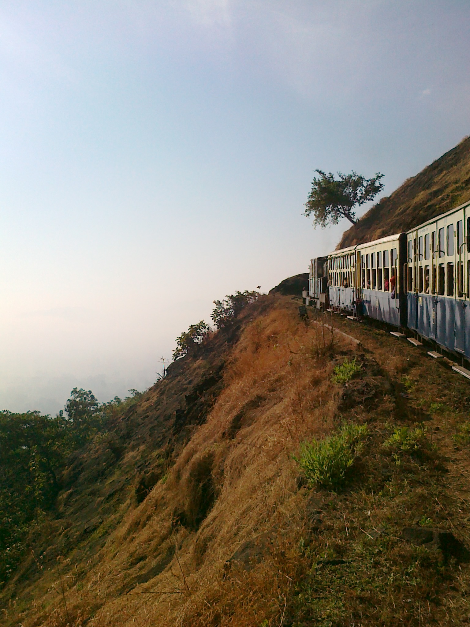 matheran toy train in india mountain view