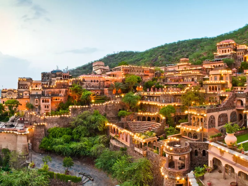 neemrana fort palace - top heritage hotels in india