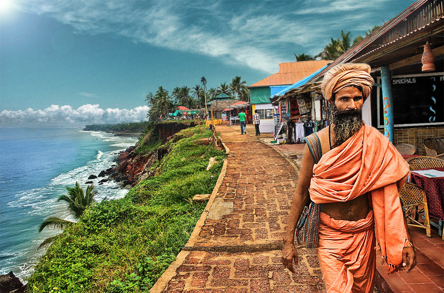 street of varkala - places to visit in india before 30