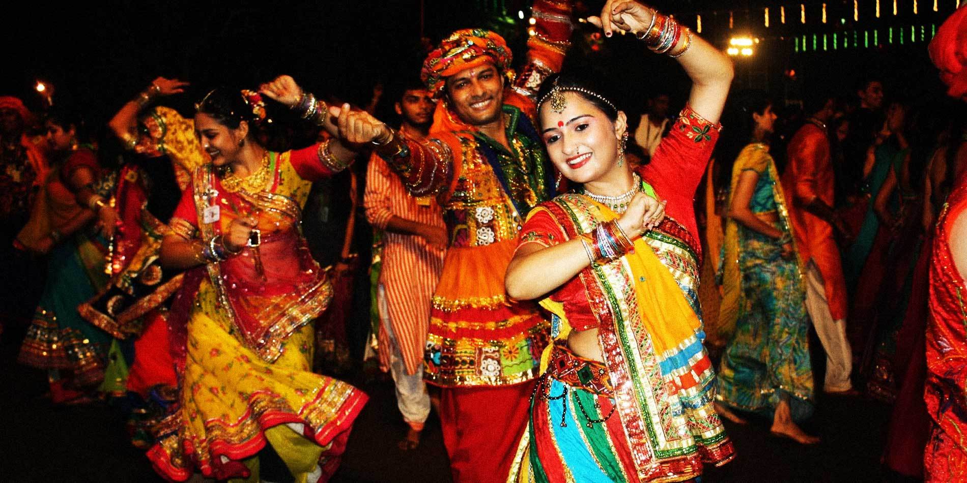 ahmedabad navratri mahotsav during dussehra celebration in ahmedabad