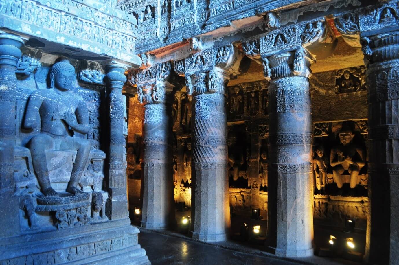ajanta caves - world heritage site in india
