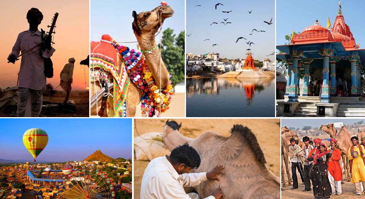 pushkar fair festival activities - desert cities in rajasthan