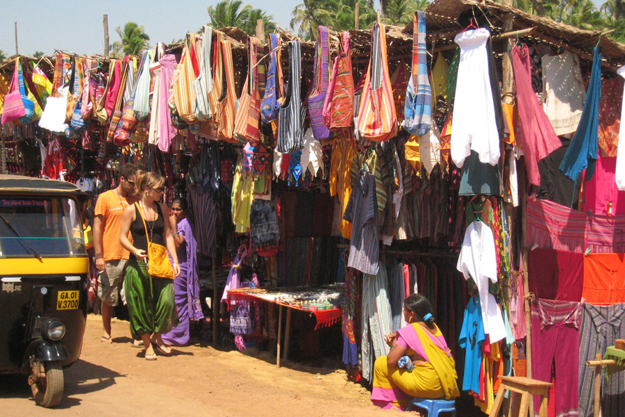  Anjuna Flea Market goa by Travelsite India