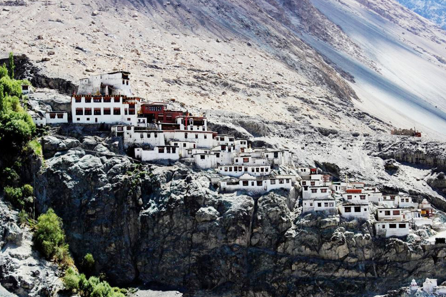 Diskit Monastery leh by travelsiteindia