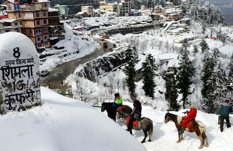 kufri in shimla by travelsite india