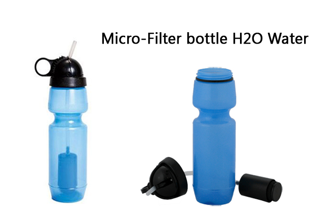 Micro Filter bottle set Water H2O