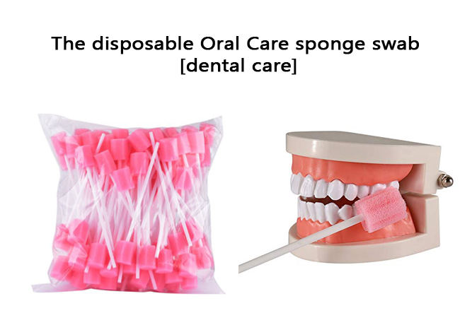 The disposable Oral Care sponge swab