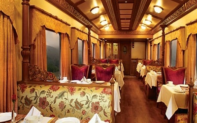 Golden Chariot Train interior
